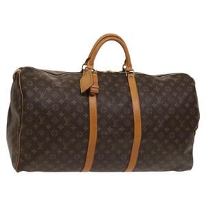 LOUIS VUITTON Monogram Keepall 60 Boston Bag M41422